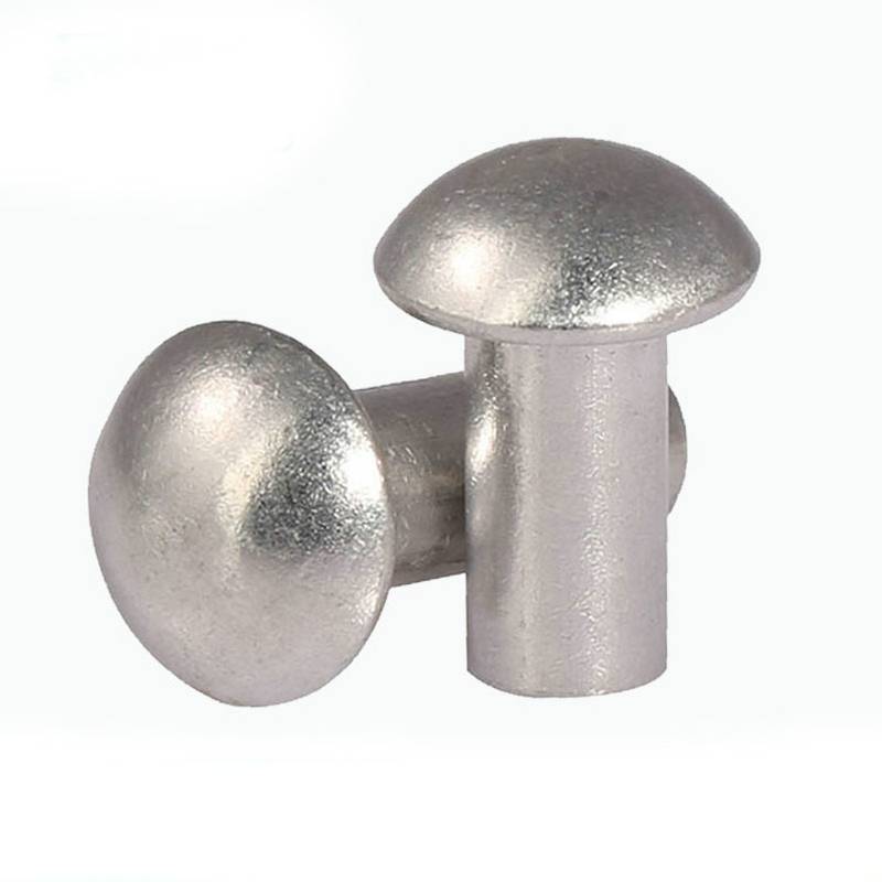 Din124 Round Head Solid Steel Rivet